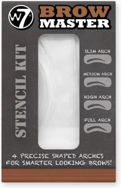 W7 Brow Master Stencil Kit - Wenkbrauw Stencils