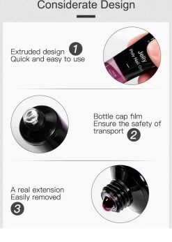 Polygel- Polygel Kit- Polygel Nagels- Polygel Kleuren- 30ML - Polygel Set- 3 Kleuren Polygel - Gel Solution - Nale File 2 - Nail Brush 1 - 12 PCS Tips 1 - Decoration - Nagellamp - Base Gel - Top Coat 1 -Beauty Verkoop 855x1200 3