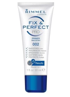 Rimmel London Fix & Perfect Make-Up Primer - 002 Transparent - 30 Ml -Beauty Verkoop 866x1200
