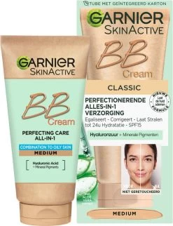 Garnier SkinActive BB Cream Classic Medium 5-in-1 Verzorging - 50 Ml