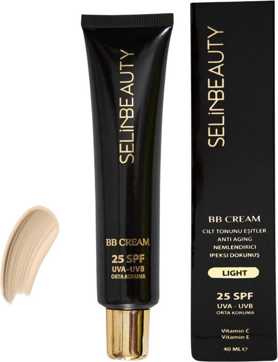 Selin Beauty BB Cream Light SPF 25, Hydrateert, Egaliseert En Corrigeert, Vermindert Roodheid, Geeft Een Gelijkmatige Teint, Geeft Je Huid Direct Een Boost. 4 Selin Beauty BB Cream Light SPF 25, Hydrateert, Egaliseert En Corrigeert, Vermindert Roodheid, Geeft Een Gelijkmatige Teint, Geeft Je Huid Direct Een Boost. - Afbeelding 2