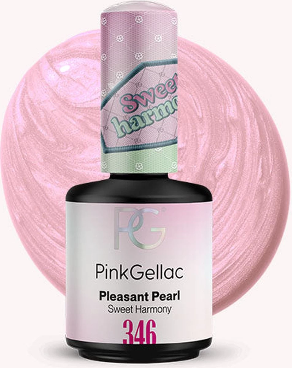 Pink Gellac - Pleasant Pearl - Gellak - Vegan - Roze - Parel Finish - 15 Ml 3 Pink Gellac - Pleasant Pearl - Gellak - Vegan - Roze - Parel Finish - 15 Ml